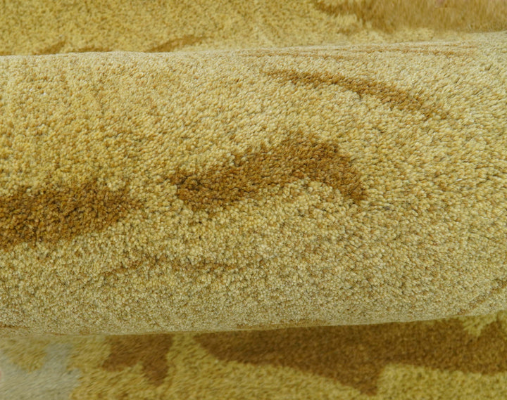 Hand Tufted 2x3 Animal Camel Wool Area Rug