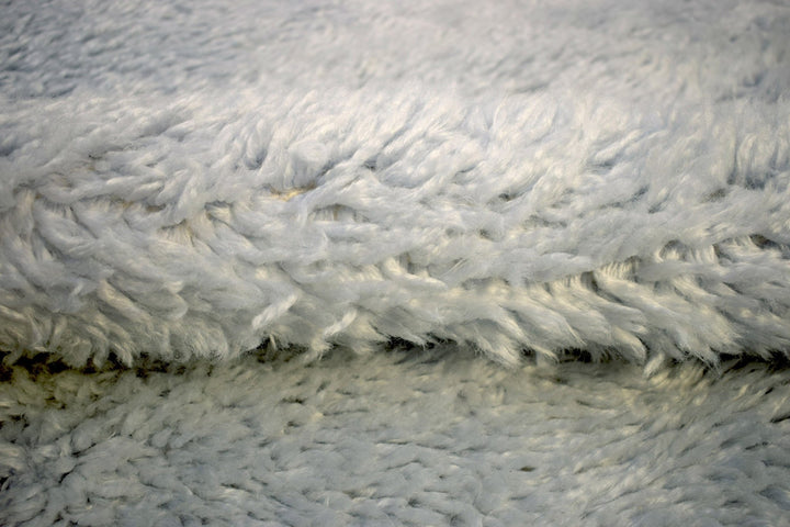 Quick Ship 5x8 Hand Woven Silver Modern Solid Design Wool Rug