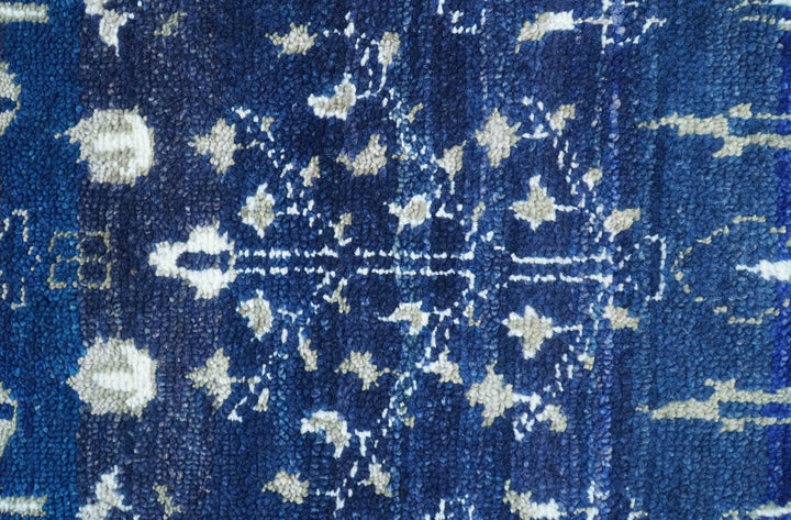 Tree of life Blue Traditional Style Hand knotted 5x8 Wool Area Rug