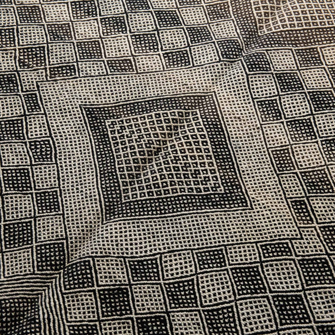 5x8 Hand Knotted Contemporary Moroccan Black Wool Rug - The Rug Decor