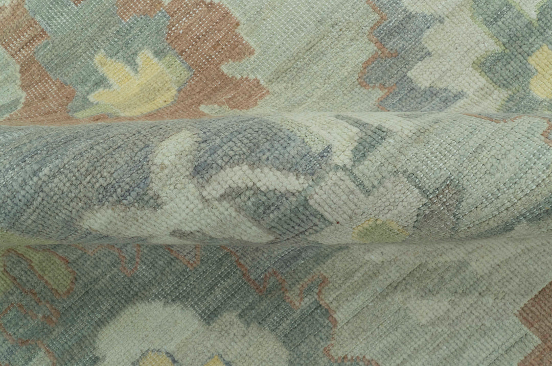 Tulu Distressed Modern Ikat Design Hand Knotted Custom Made wool rug