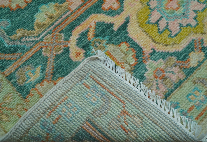 Elaine Custom Made Beige Traditional Design Hand Knotted Wool Rug