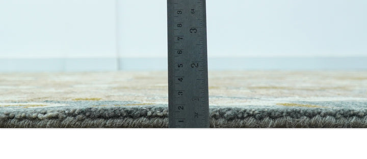 Custom Made Traditional Oushak Brown Hand Tufted Wool Area Rug