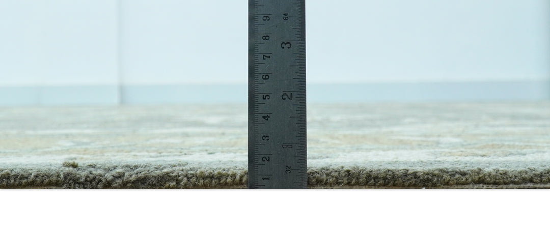 Jewel Custom Made Traditional Oushak Beige Hand Tufted Wool Rug