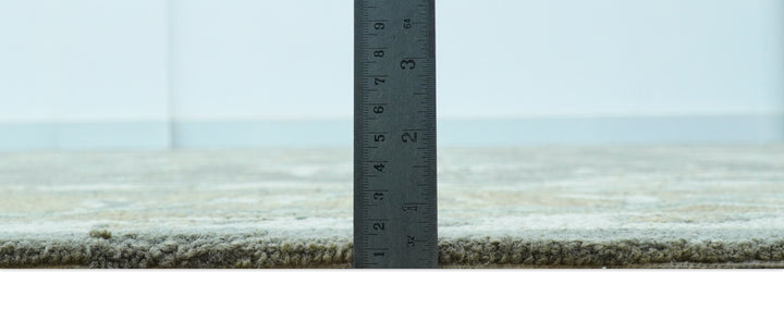 Jewel Custom Made Traditional Oushak Beige Hand Tufted Wool Rug