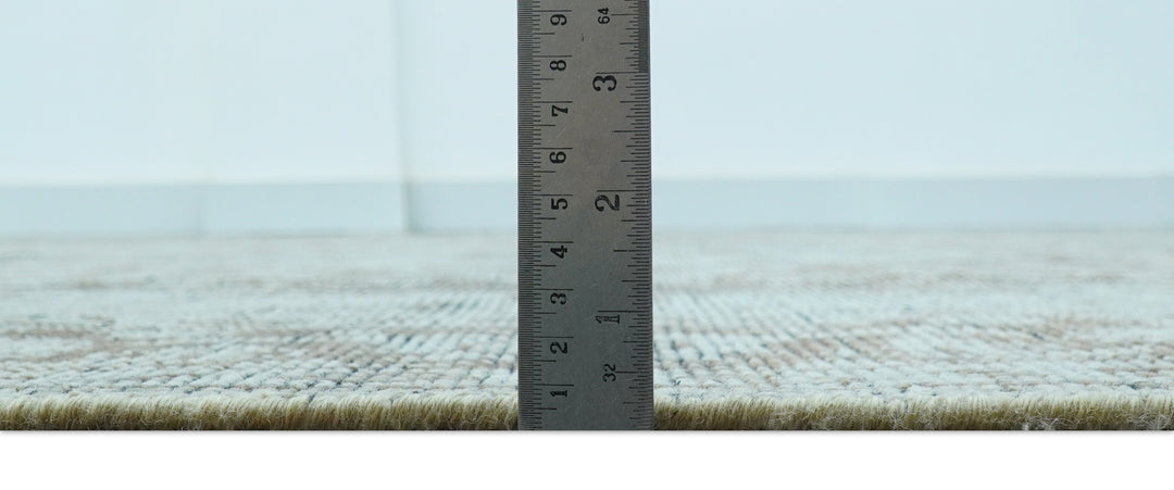 Jewel Custom Made Hand Knotted Traditional Design Brown Wool Area Rug