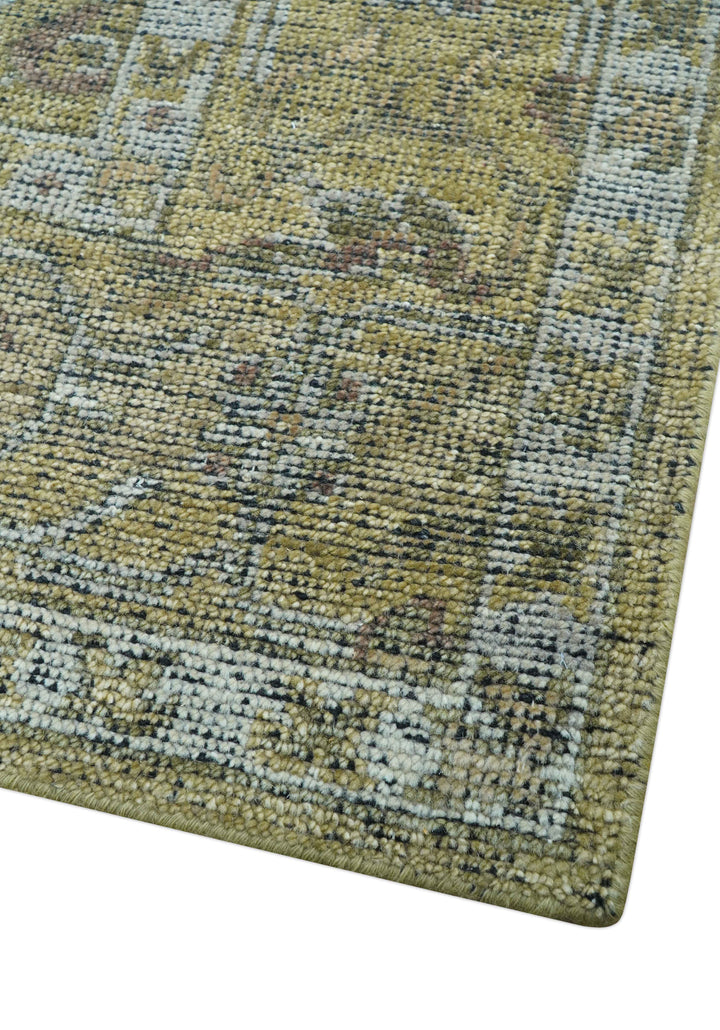 Dune Earthy Neutral Custom Made Camel Turkish Hand Knotted Wool Rug