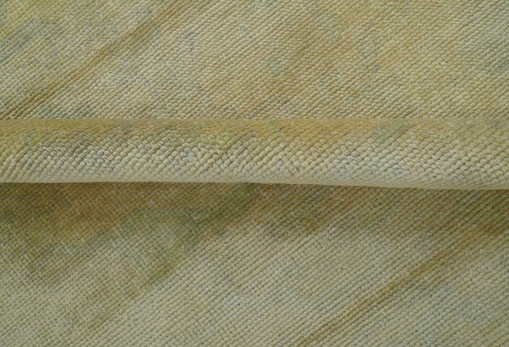 9x12 Antique Oriental Oushak Beige Hand knotted Wool Area Rug - The Rug Decor