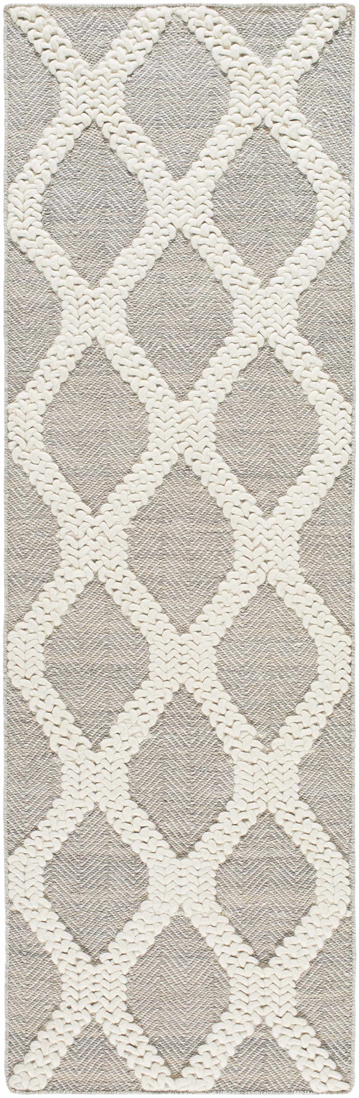Adora Contemporary Grey And Ivory Rug