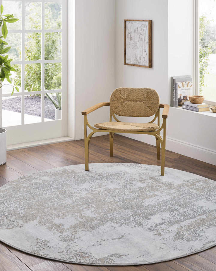 Adwoa Modern Abstract Design Gray & Brown Boutique Rug