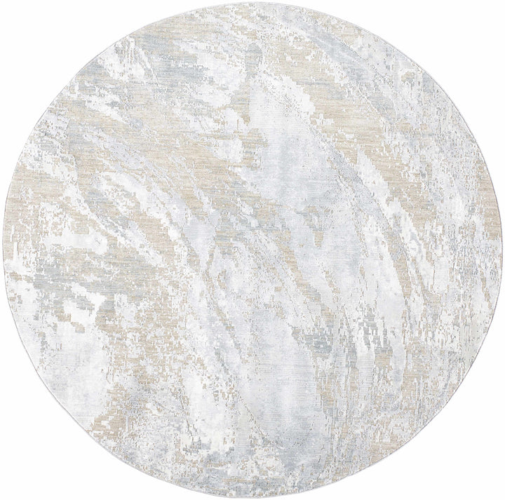 Ambra Gray And Tan Contemporary Abstract Design Rug