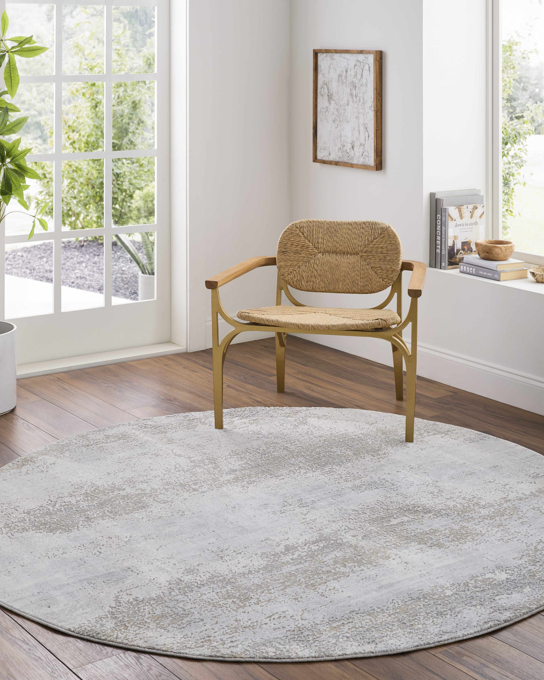 Avani Abstract Design Gray And Beige Rug