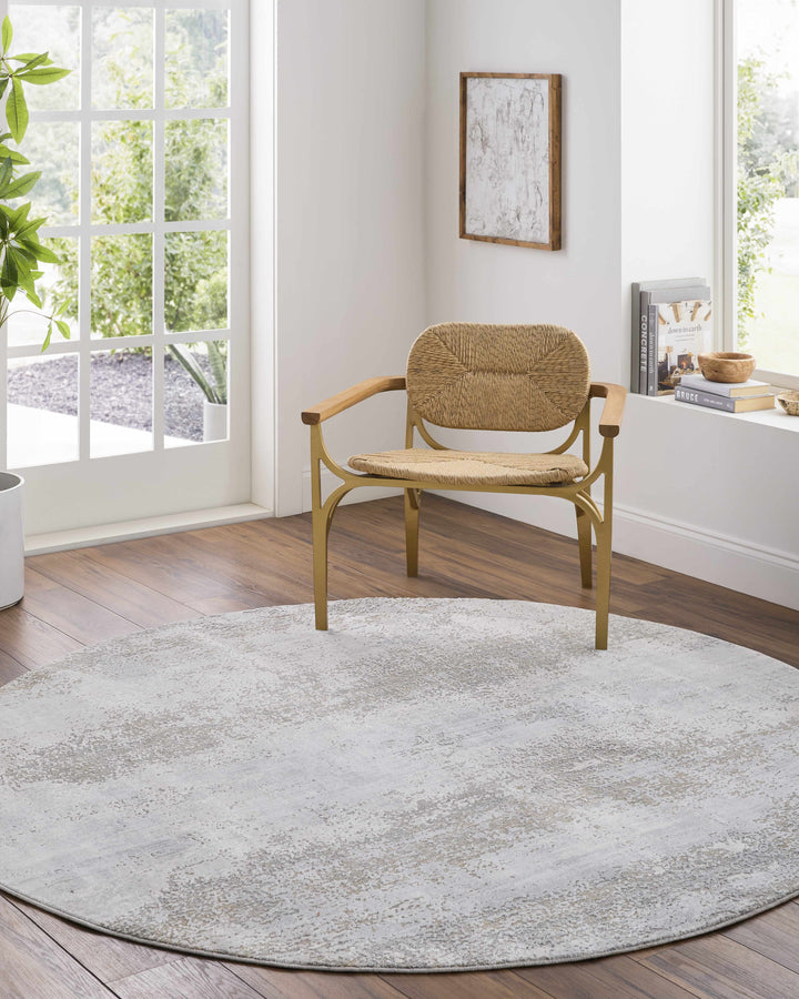 Avani Abstract Design Gray And Beige Rug