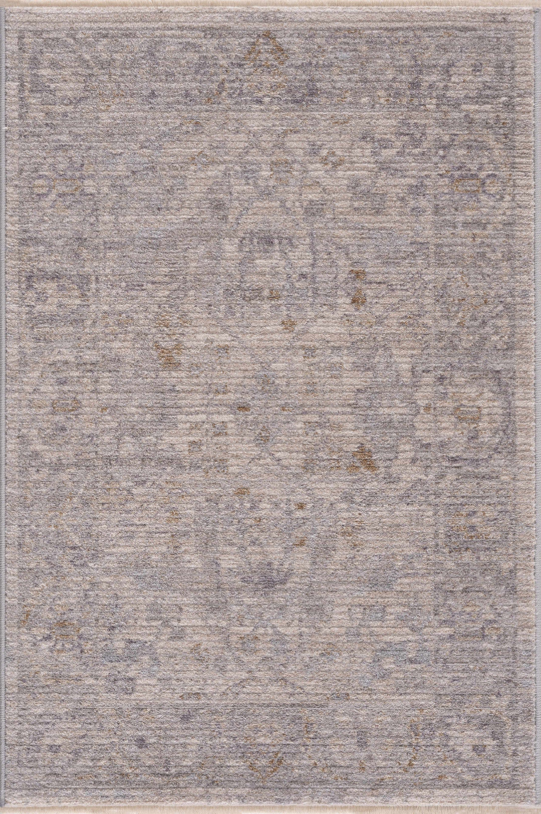 Ayarn Traditional Style Beige And Gray Area Rug