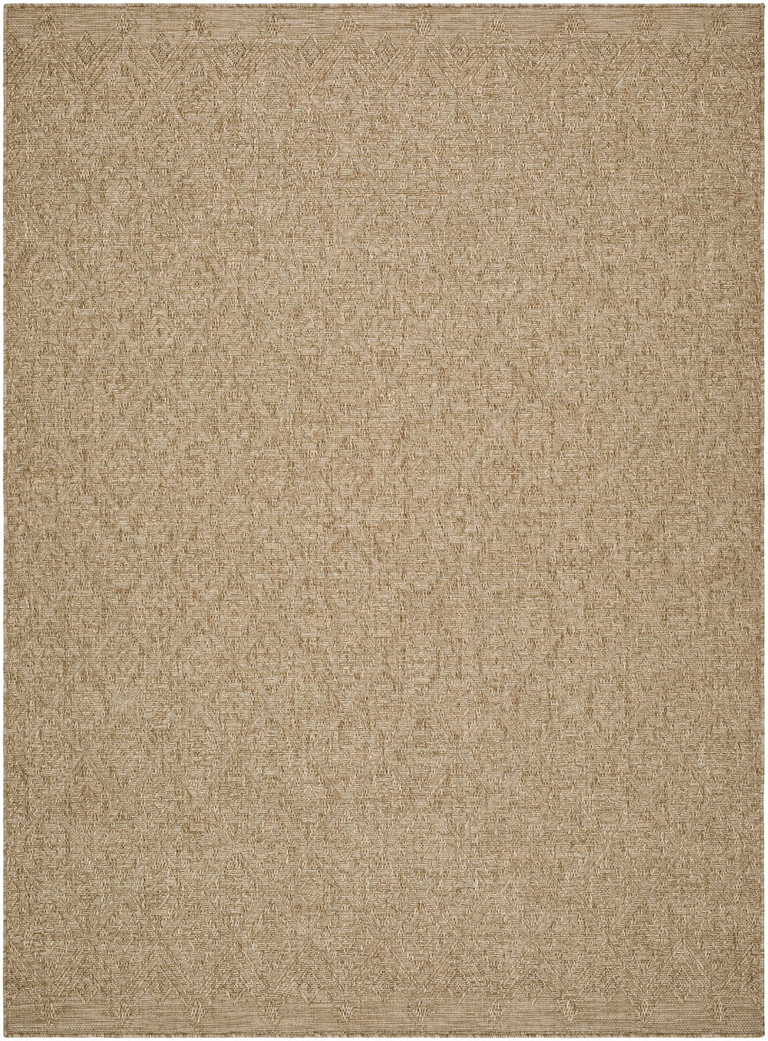 Bandit Modern Geometric Camel Outdoor Area Rug