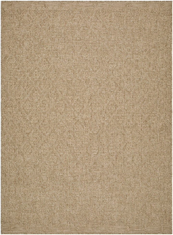 Bandit Modern Geometric Camel Outdoor Area Rug