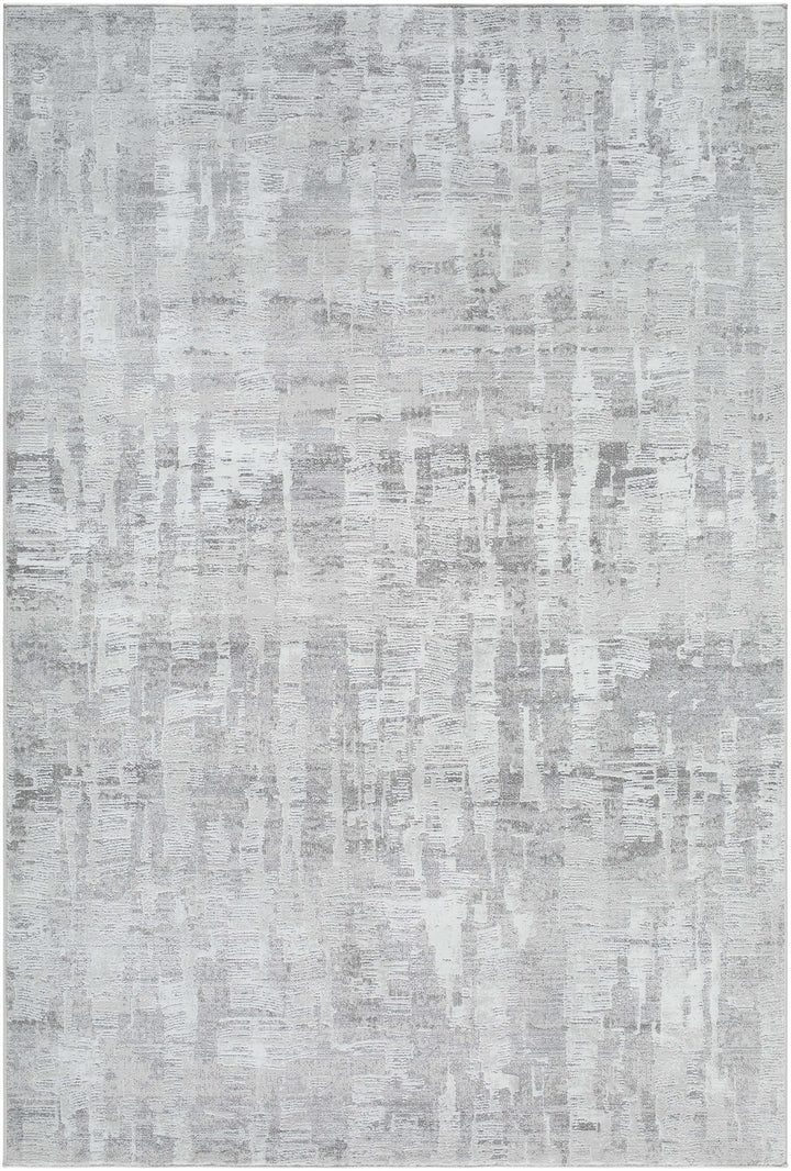 Branka Modern Abstract Design Ivory And Gray Area Rug