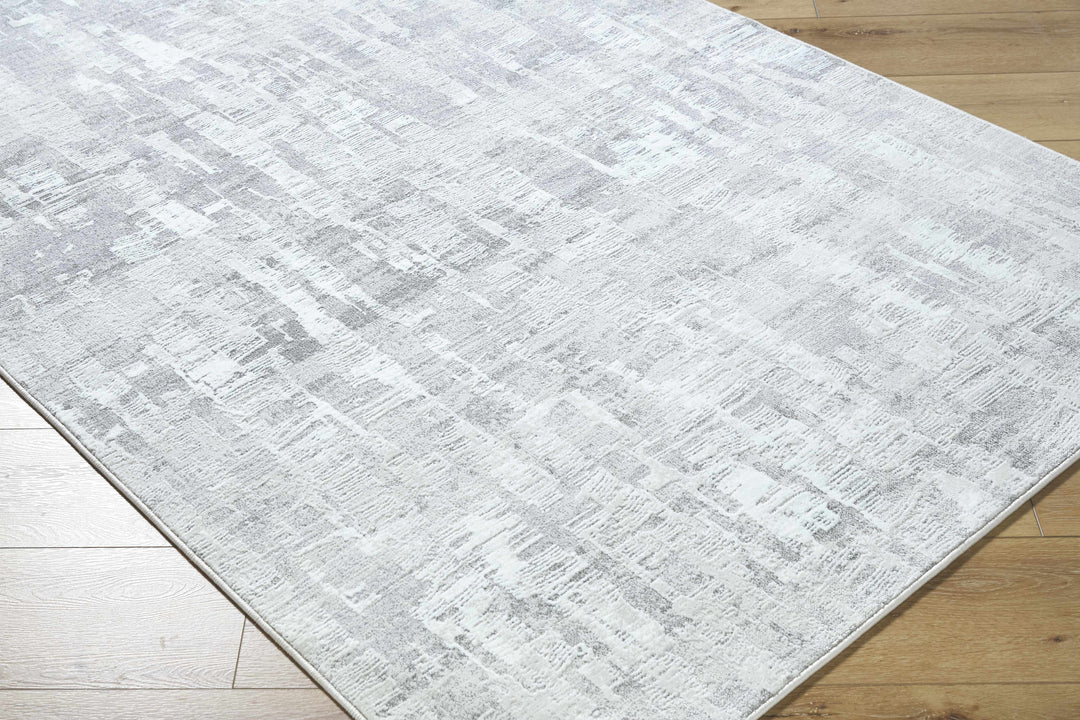 Branka Modern Abstract Design Ivory And Gray Area Rug