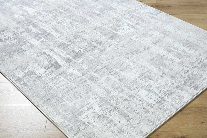 Branka Modern Abstract Design Ivory And Gray Area Rug