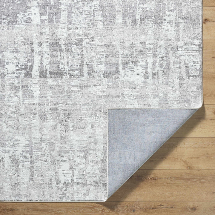 Branka Modern Abstract Design Ivory And Gray Area Rug