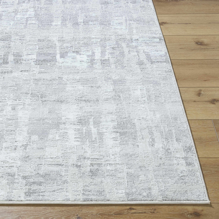 Branka Modern Abstract Design Ivory And Gray Area Rug