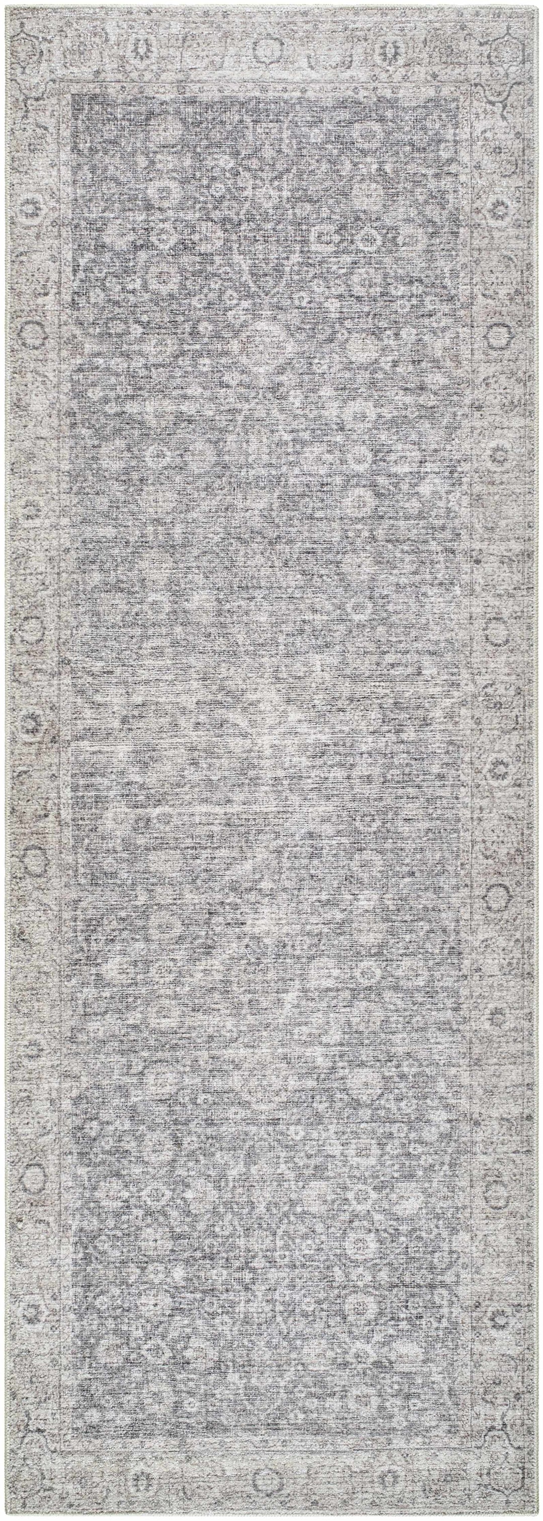 Spokane Traditional Gray And Ivory Area Rug