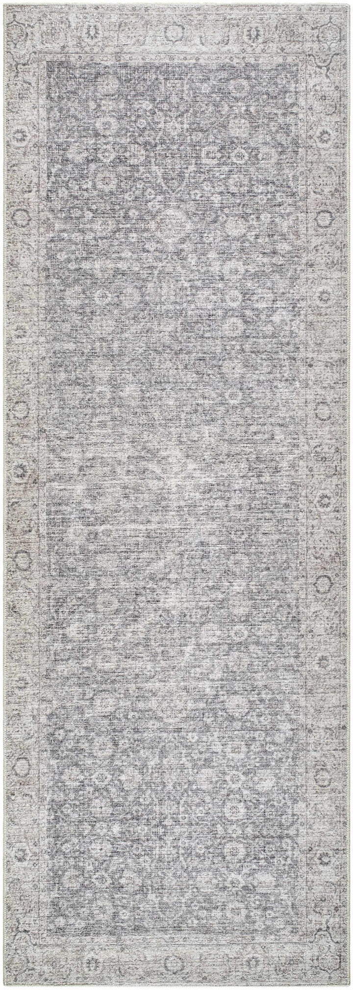 Spokane Traditional Gray And Ivory Area Rug