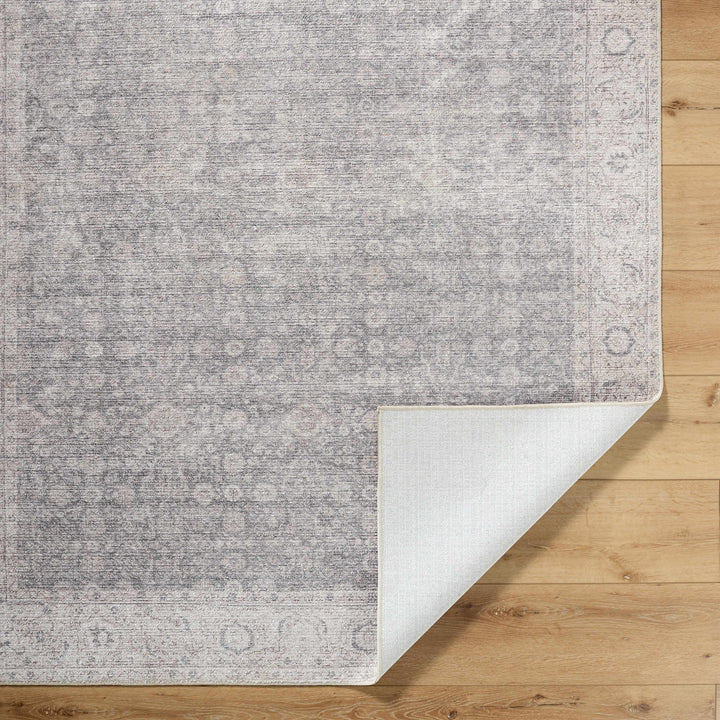 Spokane Traditional Gray And Ivory Area Rug