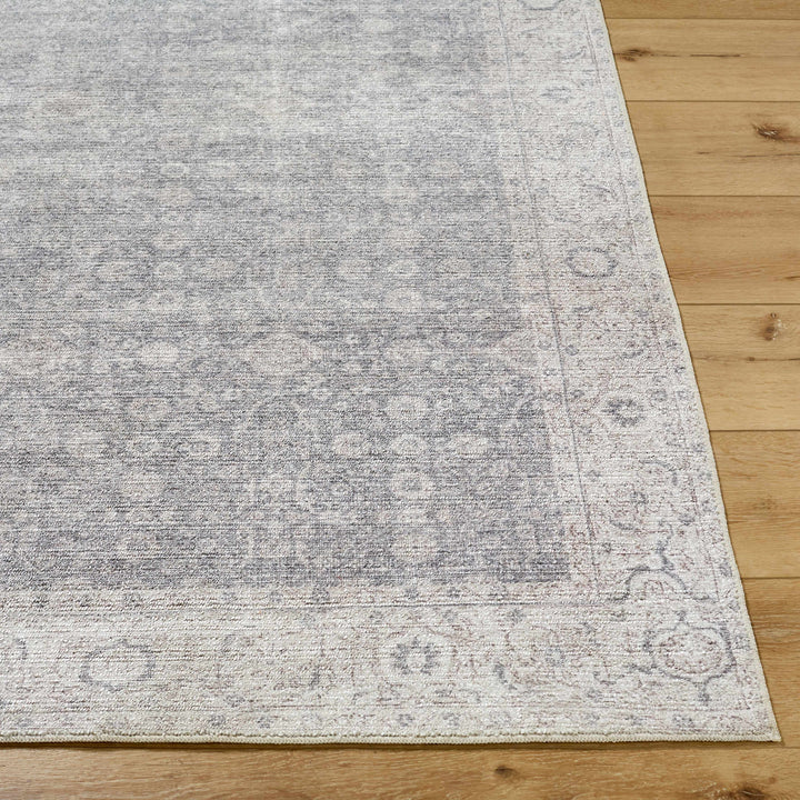 Spokane Traditional Gray And Ivory Area Rug