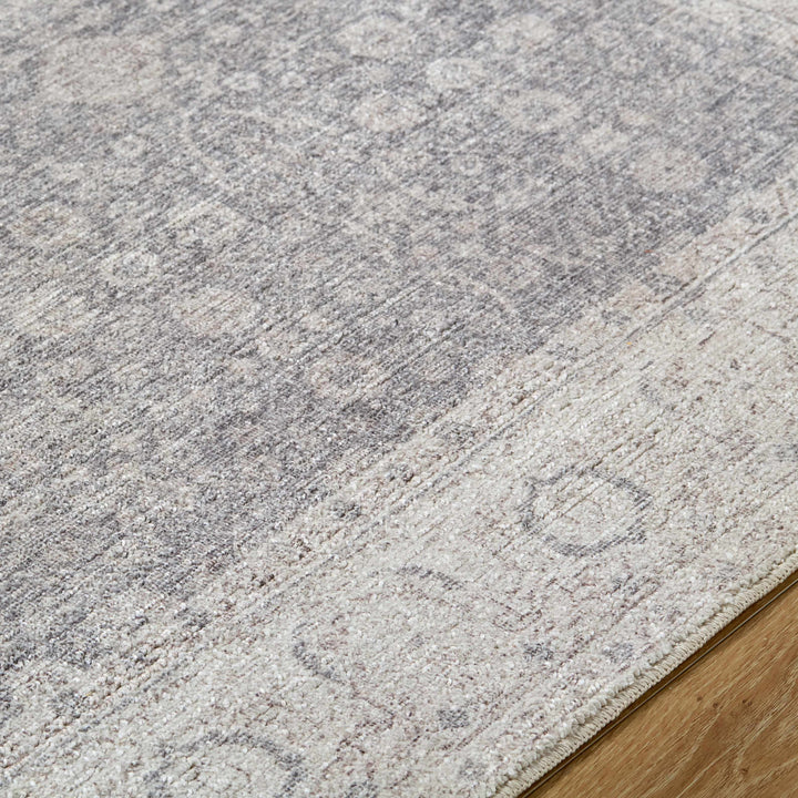 Spokane Traditional Gray And Ivory Area Rug