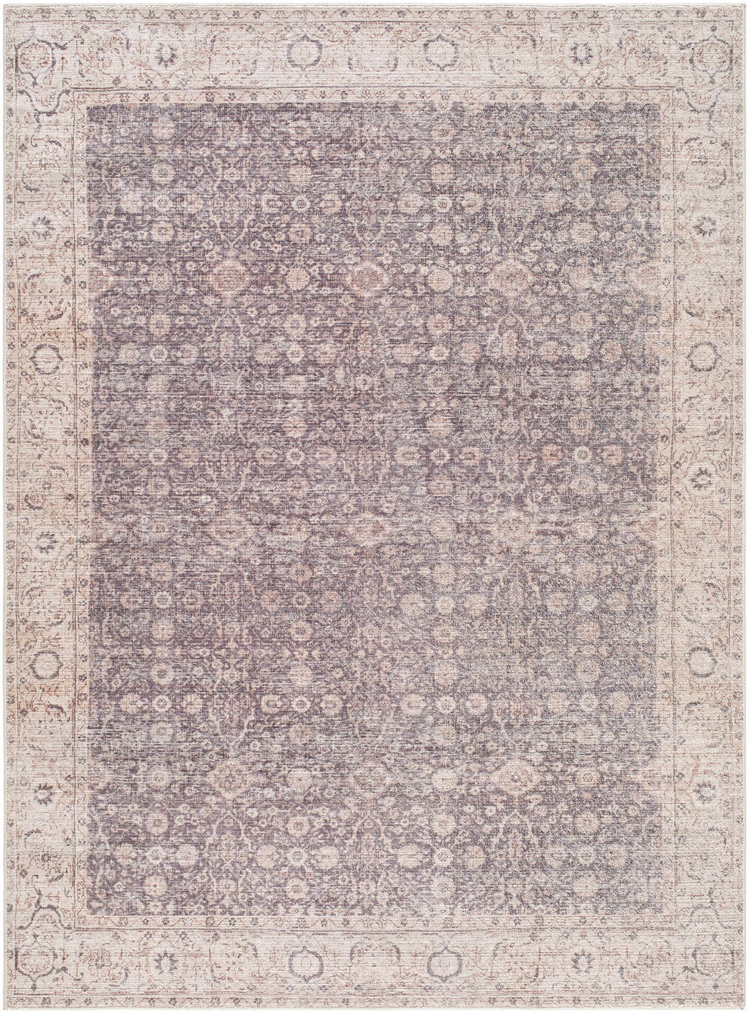 Spokane Traditional Style Brown And Beige Area Rug