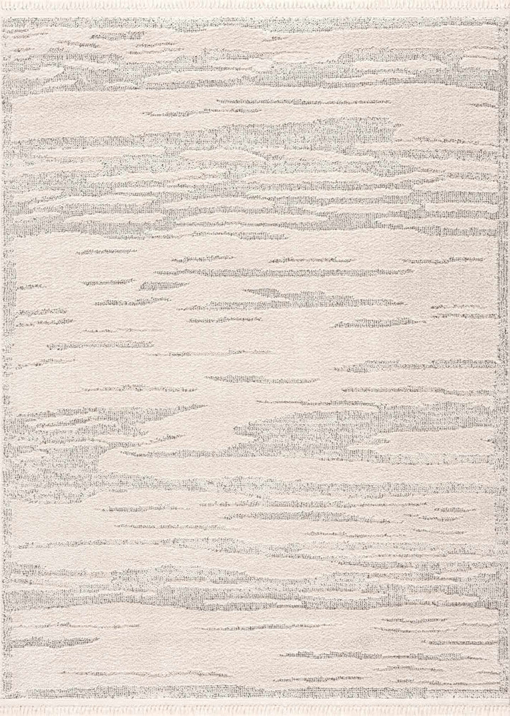 Lave Modern Abstract Design Beige Area Rug