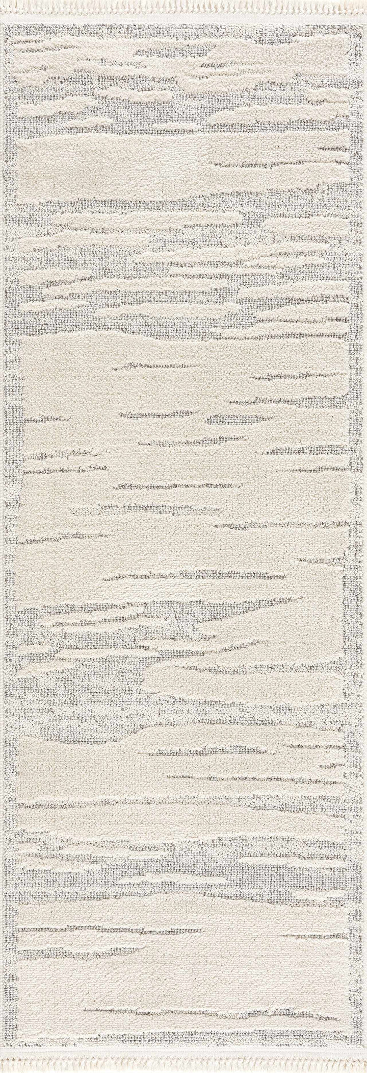 Lave Modern Abstract Design Beige Area Rug