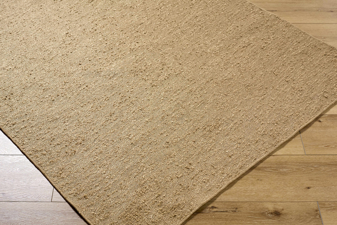Breena Contemporary Camel Solid Washable Rug