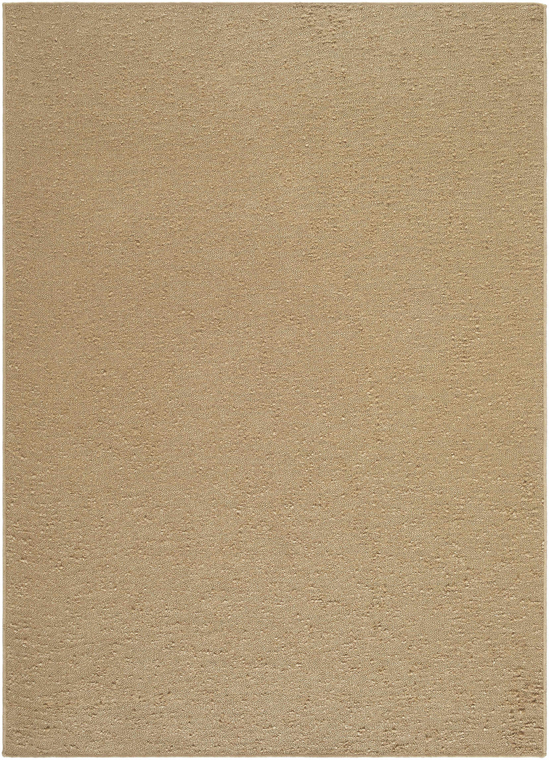 Breena Contemporary Camel Solid Washable Rug