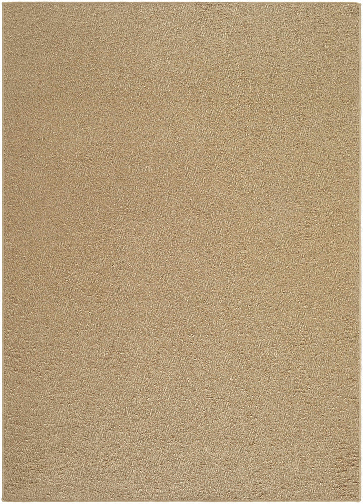Breena Contemporary Camel Solid Washable Rug
