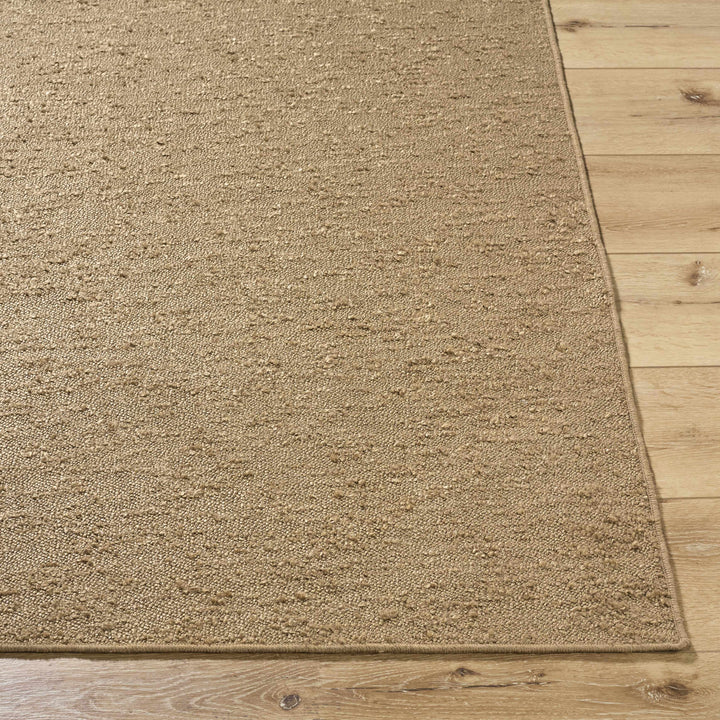 Breena Contemporary Camel Solid Washable Rug