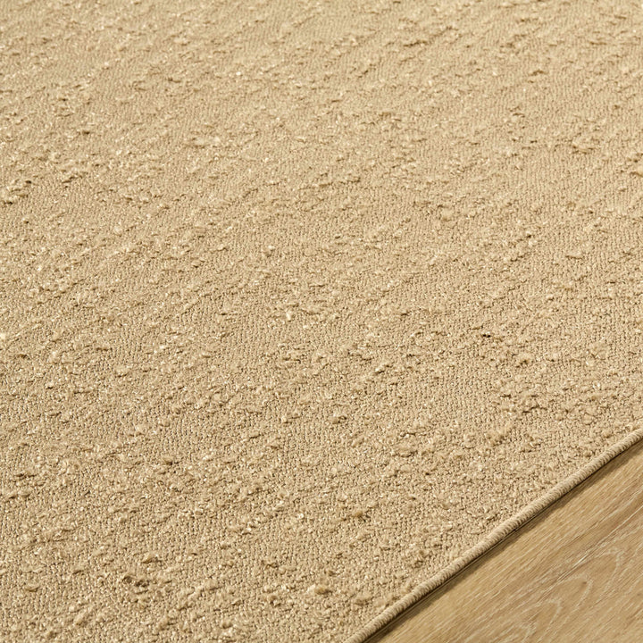 Breena Contemporary Camel Solid Washable Rug
