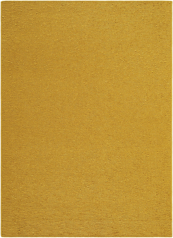 Breena Modern Solid Gold Hand Woven Washable Area Rug