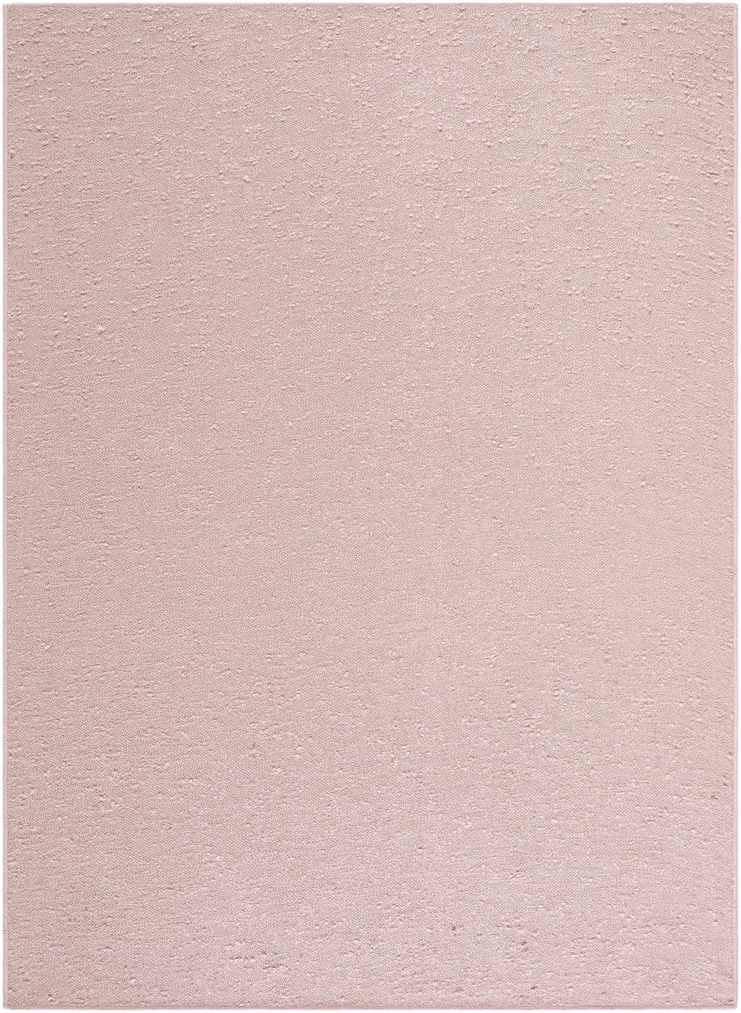 Breena Modern Solid Pink Hand Woven Washable Area Rug