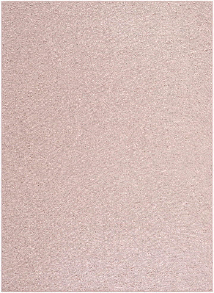 Breena Modern Solid Pink Hand Woven Washable Area Rug