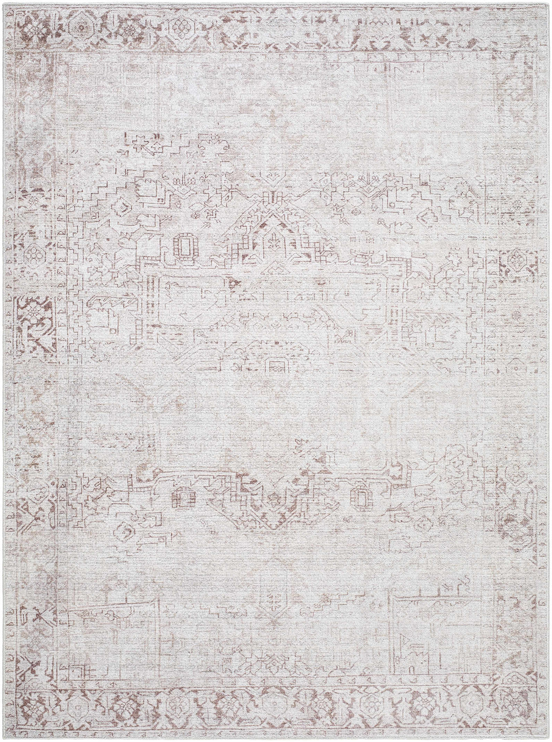 Anakin Traditional Style Ivory And Beige Area Rug