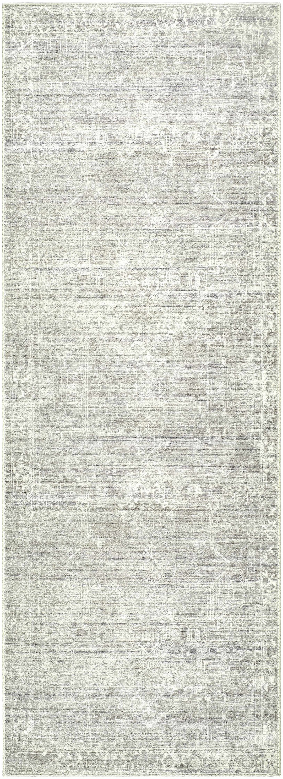 Anakin Traditional Style Gray And Silver Area Rug