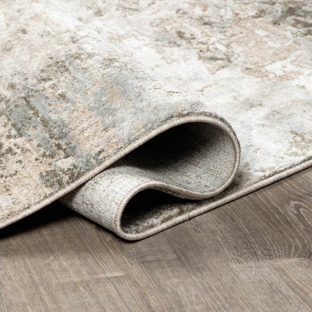 Bennet Modern Abstract Design Gray Area Rug