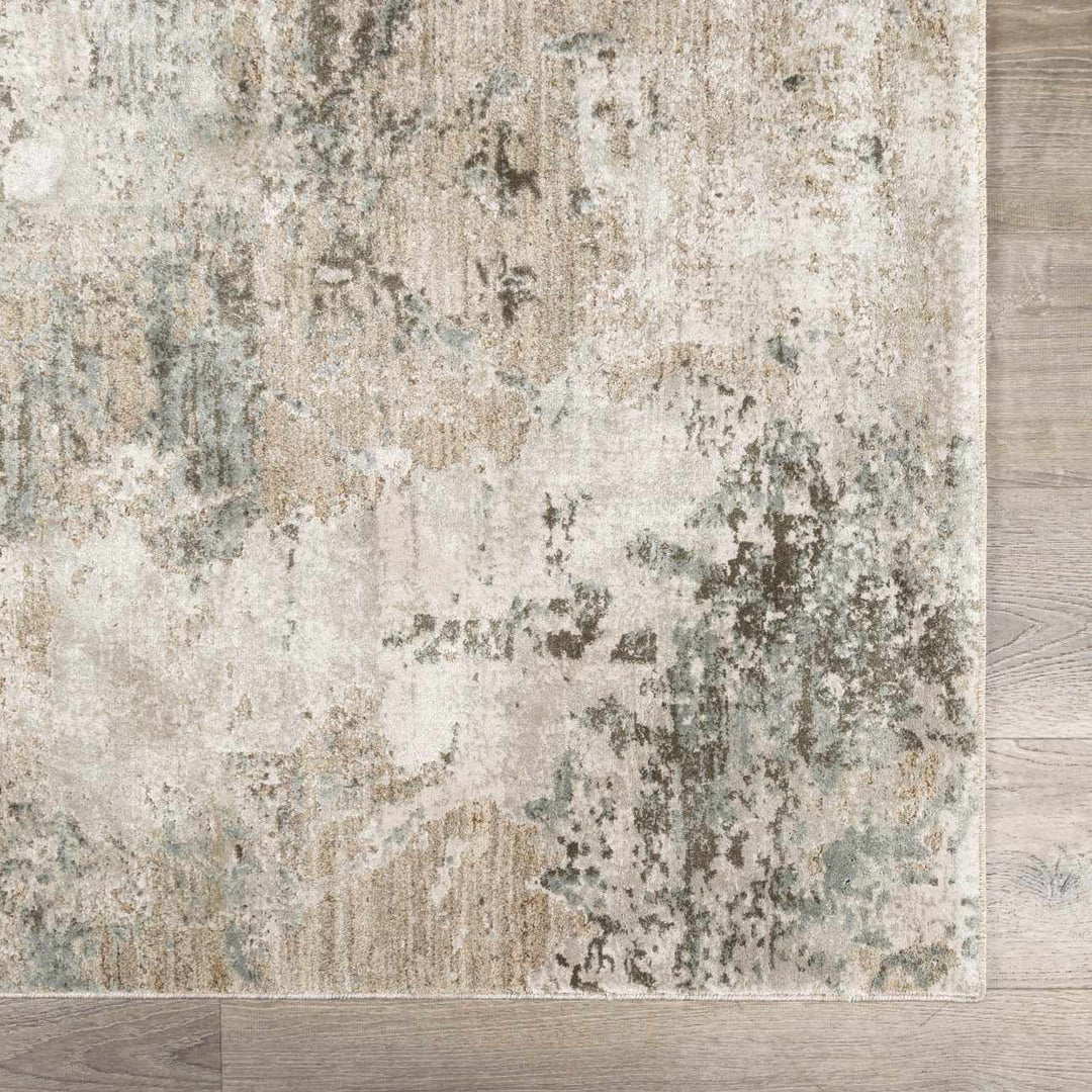 Bennet Modern Abstract Design Gray Area Rug