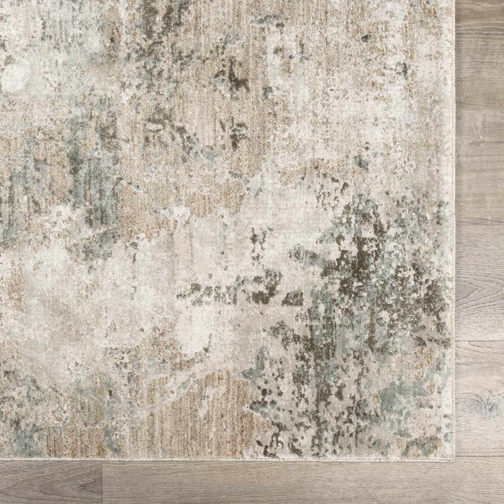 Bennet Modern Abstract Design Gray Area Rug