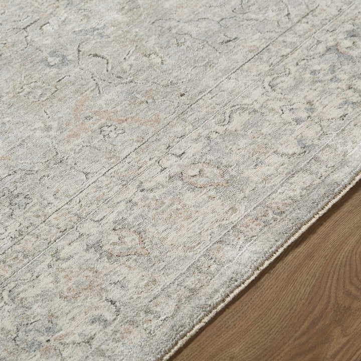 Brynja Traditional Style Beige And Gray Area Rug