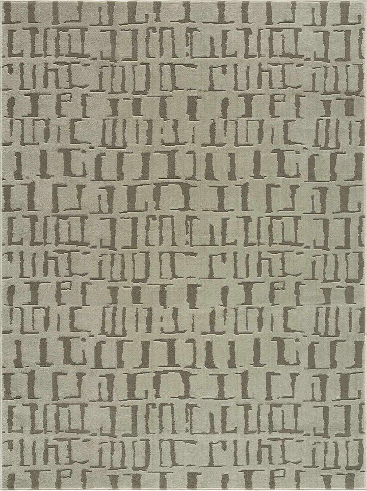 Dragan Green Contemporary Style Washable Area Rug