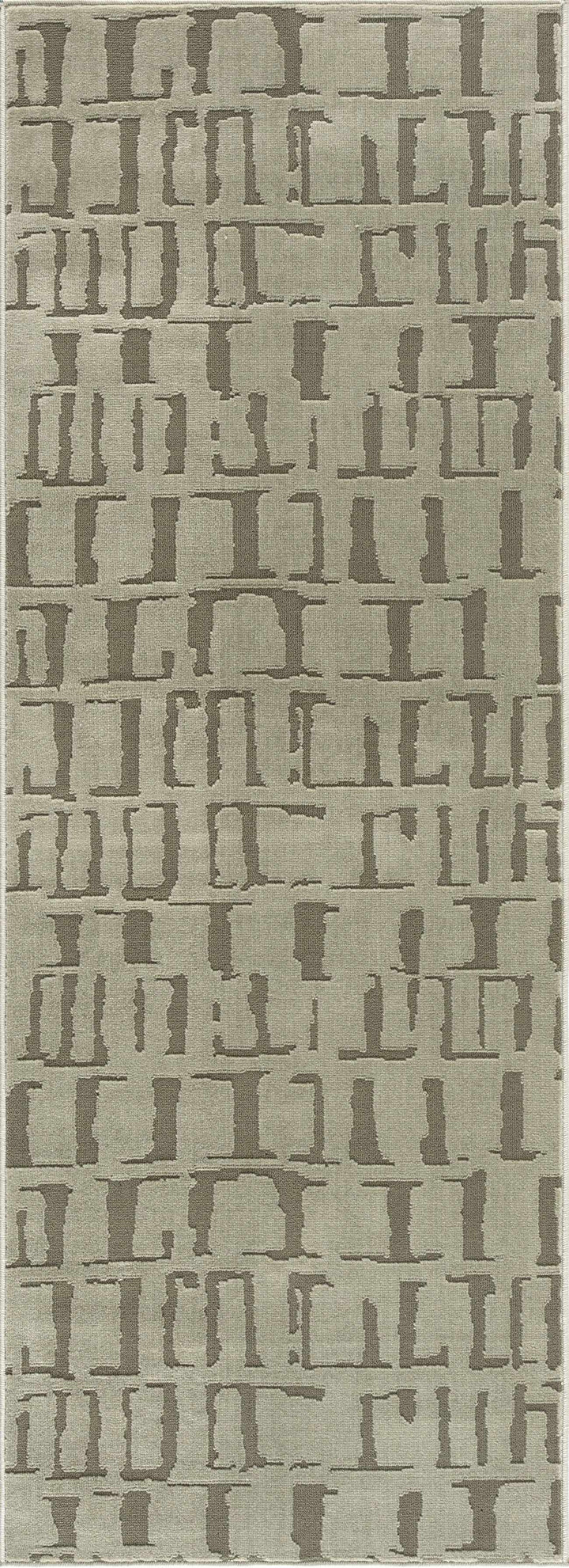 Dragan Green Contemporary Style Washable Area Rug