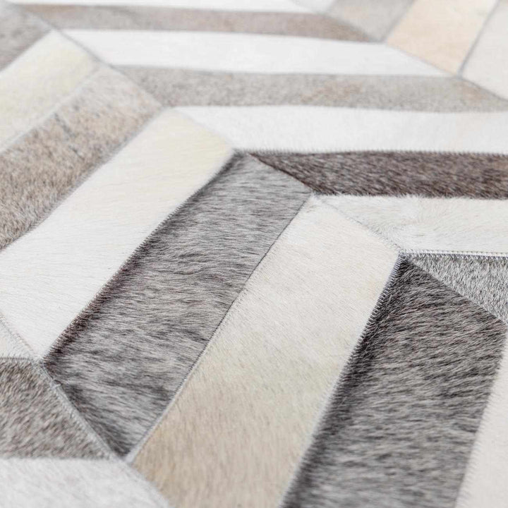 Bristolville Modern Style Gray And Ivory Area Rug